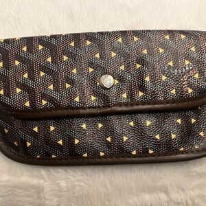 Faux Goyard, large money, purse